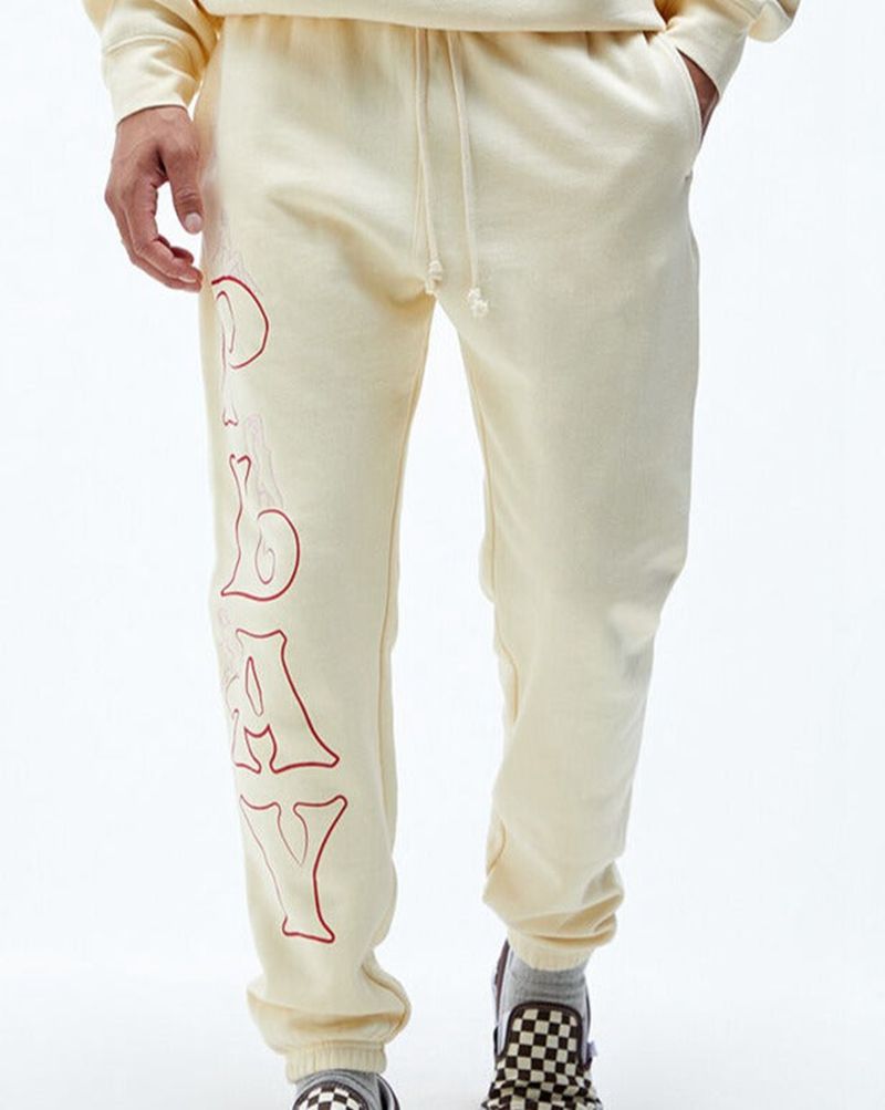 Pantaloni Della Tuta Playboy Play Uomo Bianche | 53016DFBI