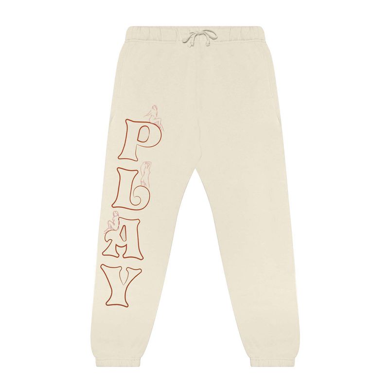 Pantaloni Della Tuta Playboy Play Uomo Bianche | 53016DFBI