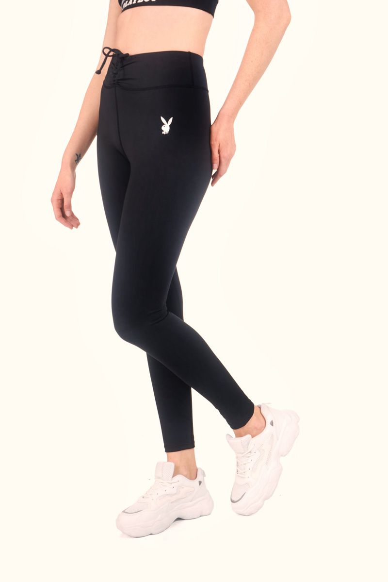 Pantaloni Playboy Active Ruched Waistband Leggings Donna Grigie | 25830HULV