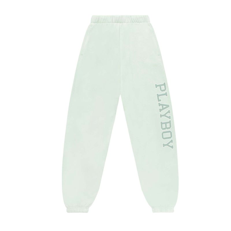 Pantaloni Playboy Classiche Masthead Sweats Donna Menta Verdi | 14639UNYZ