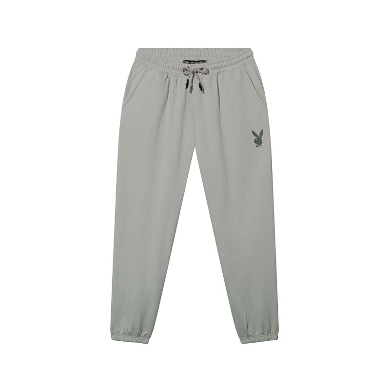 Pantaloni Playboy Classiche Oversized Sweats Donna Verde Oliva | 72058ZVXJ