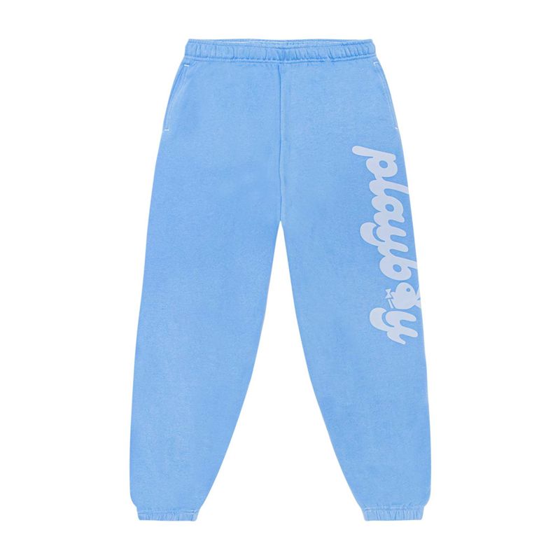 Pantaloni Playboy Club Sweats Donna Blu | 85214KPIF