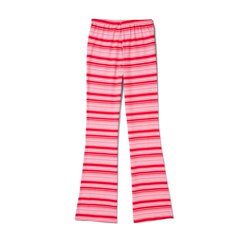 Pantaloni Playboy Crush Stripe Flare Sweats Donna Rosse Strisce | 21637UBWE