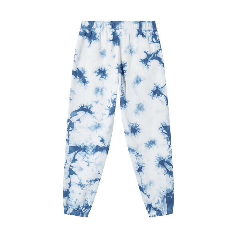 Pantaloni Playboy Crystal Tie-Dye Sweat Donna Blu | 01895FCES