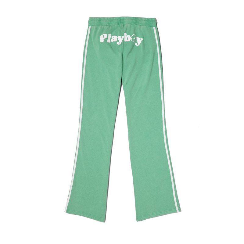 Pantaloni Playboy Green Campfire Flare S Donna Verdi | 82974TAKG