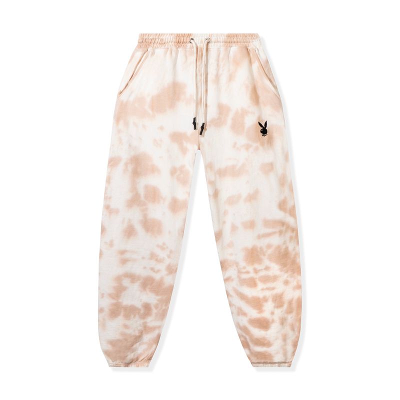 Pantaloni Playboy Tie Dye Oversized Joggers Donna Bianche Arancioni | 15820LKZA