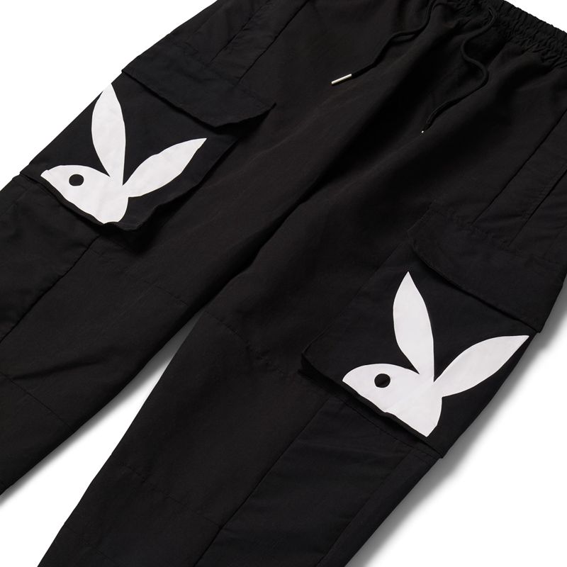 Pantaloni Playboy Windbreakers Uomo Nere | 15392ANMF