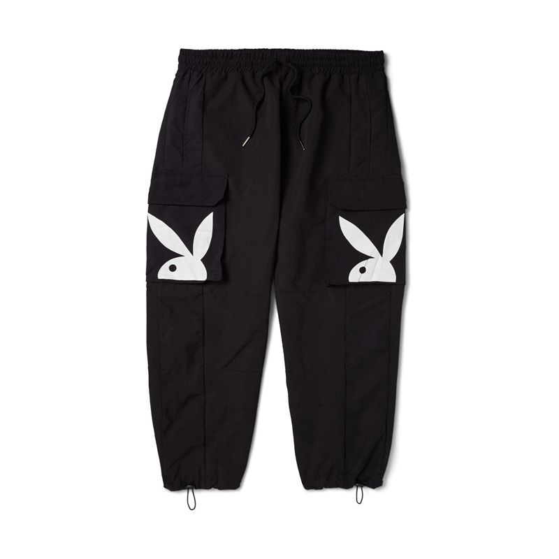 Pantaloni Playboy Windbreakers Uomo Nere | 15392ANMF