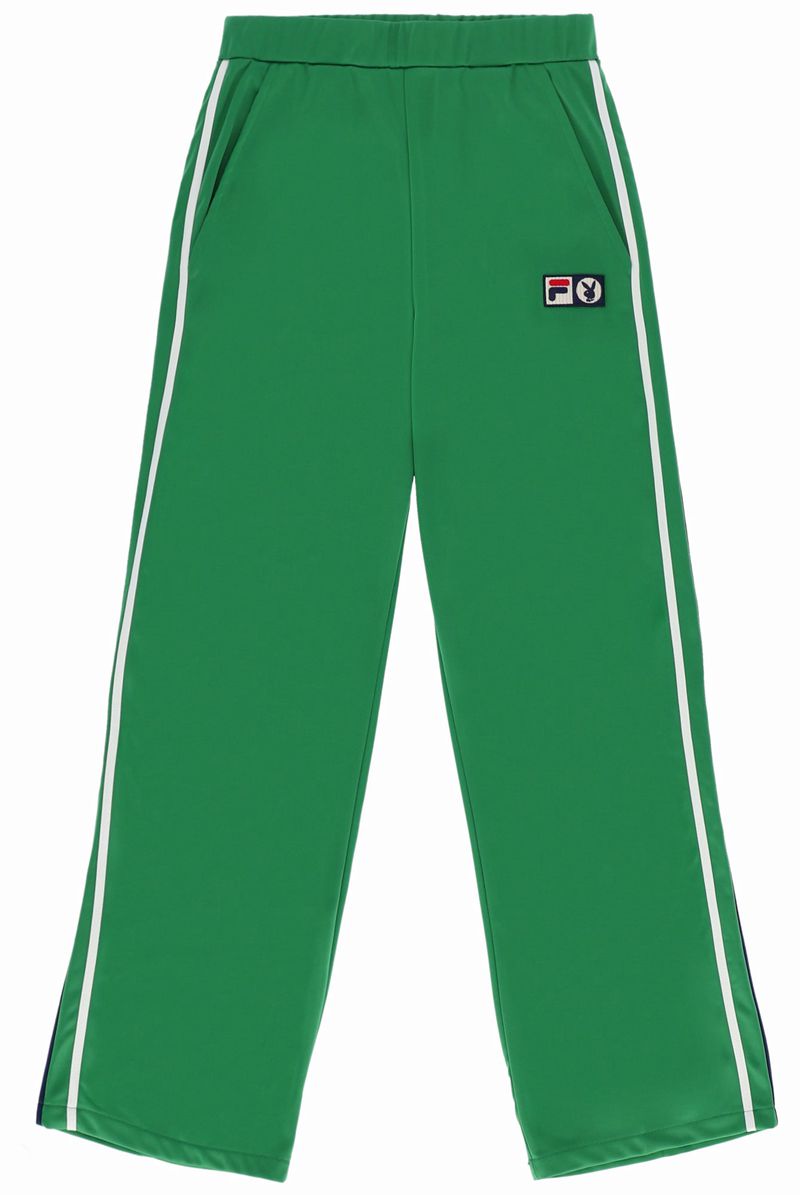 Pantaloni Playboy X Fila Mardi Pista Donna Verdi | 32451VKNW