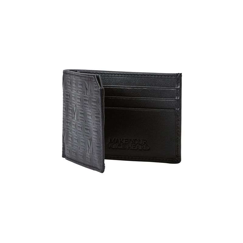 Portafogli Playboy Embossed Slimfold Uomo Nere | 62390TYQW