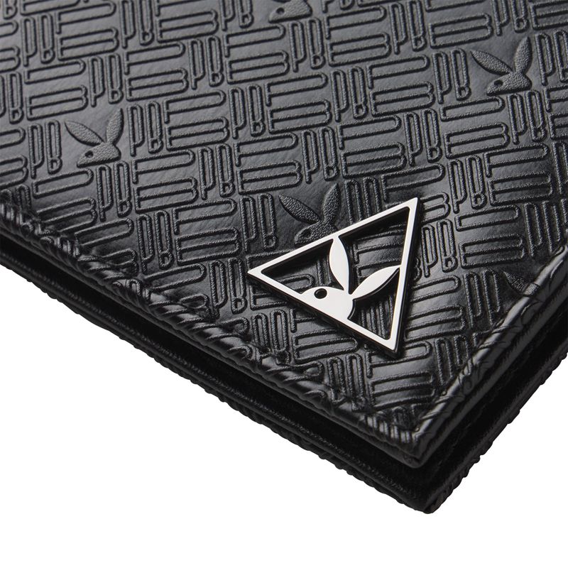 Portafogli Playboy Logo Bifold Uomo Arancioni | 01734TKPJ