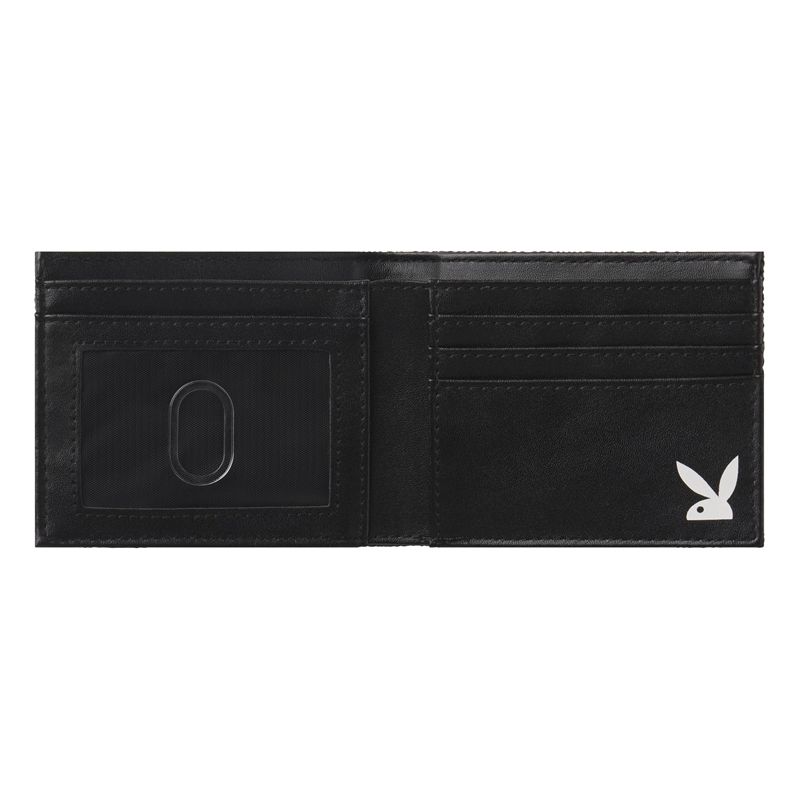 Portafogli Playboy Logo Bifold Uomo Arancioni | 01734TKPJ