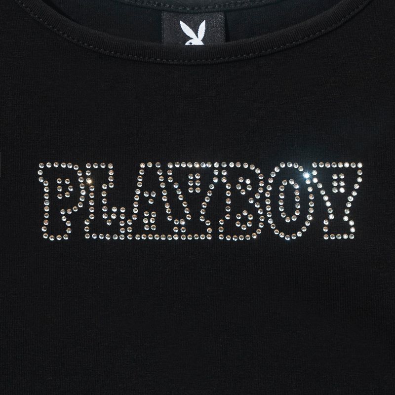 Tank Playboy Bedazzled Masthead Donna Viola | 62830HVXG