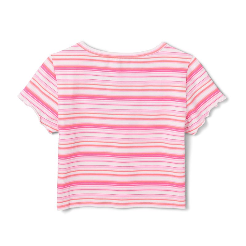 Tank Playboy Crush Stripe Scoop Tee Donna Rosa | 64581WIUN