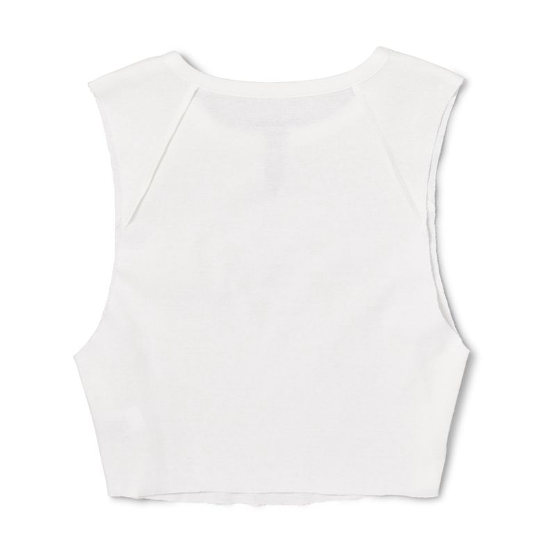 Tank Playboy Doodle Notched Raglan Donna Bianche | 01856OMZY