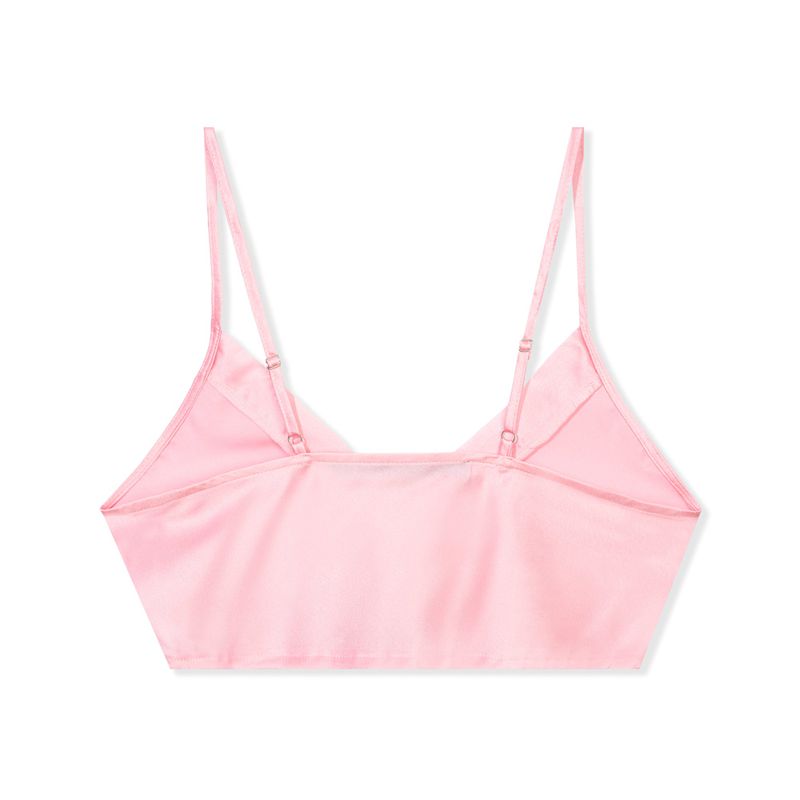 Tank Playboy Lounge Satin Donna Rosa | 30185OGWA