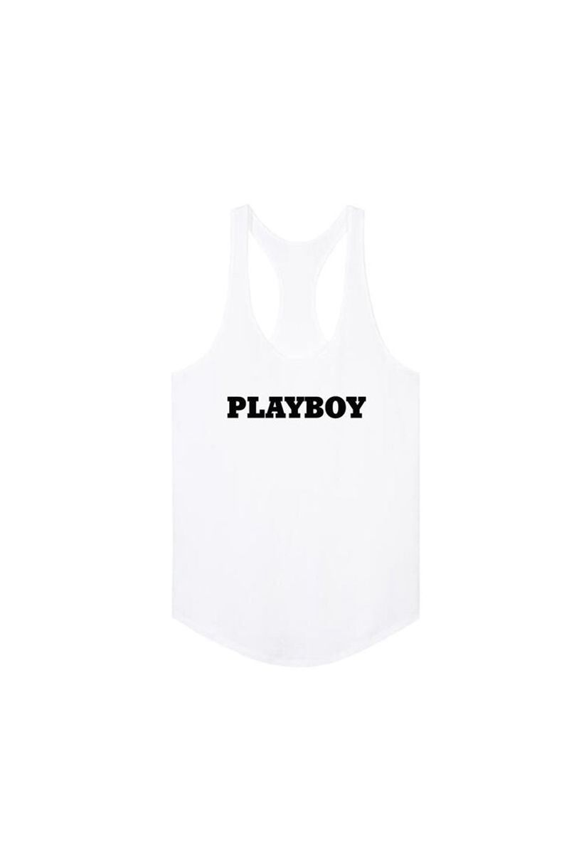 Tank Playboy Masthead Donna Bianche | 52613GYUO