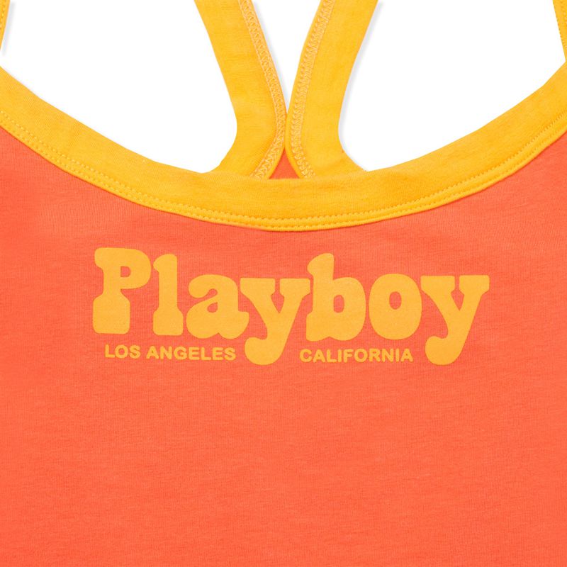 Tank Playboy Racerback Donna Arancioni | 60189GMRX