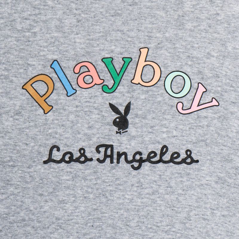 Tank Playboy Rainbow Masthead Long Sleeve Donna Grigie | 05328XYPH