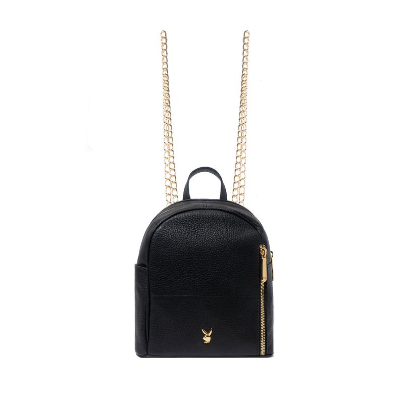 Borse A Mano Playboy Pelle Mini Backpack Donna Nere | 81654FZNW