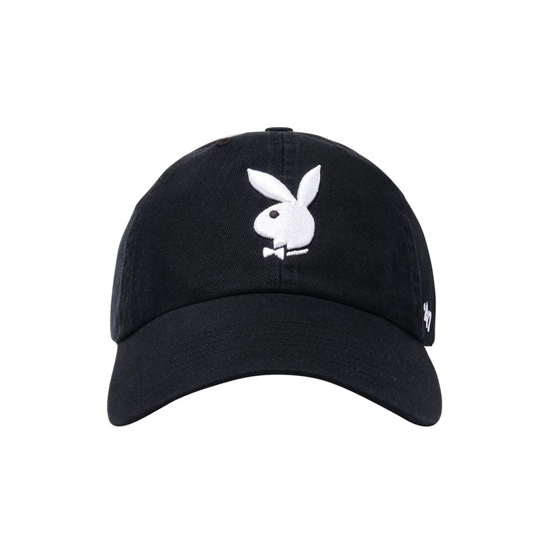 Cappelli Playboy 47 Brand Adjustable Dad Donna Nere Bianche | 23467KCMR