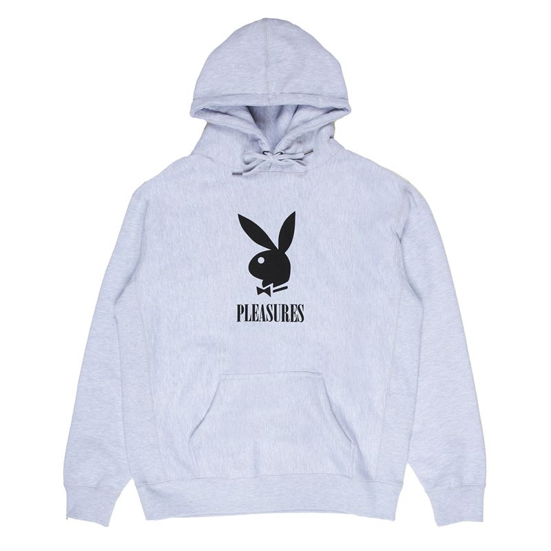 Felpa Con Cappuccio Playboy X Pleasures Play Uomo Grigie | 30462SZMQ