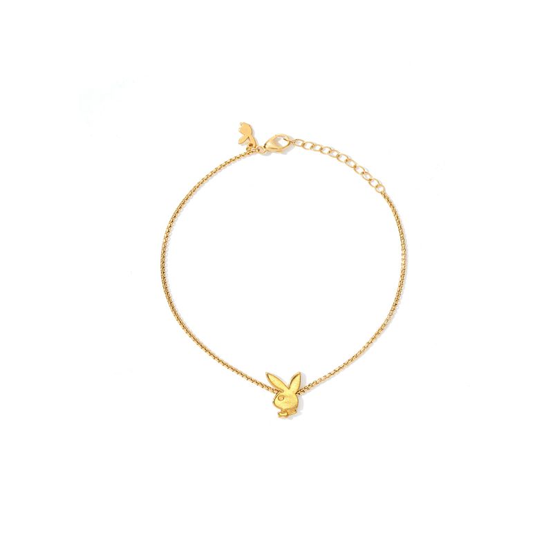 Gioielli Playboy Bunny Chain Bracelet Donna Oro | 18972UWGJ