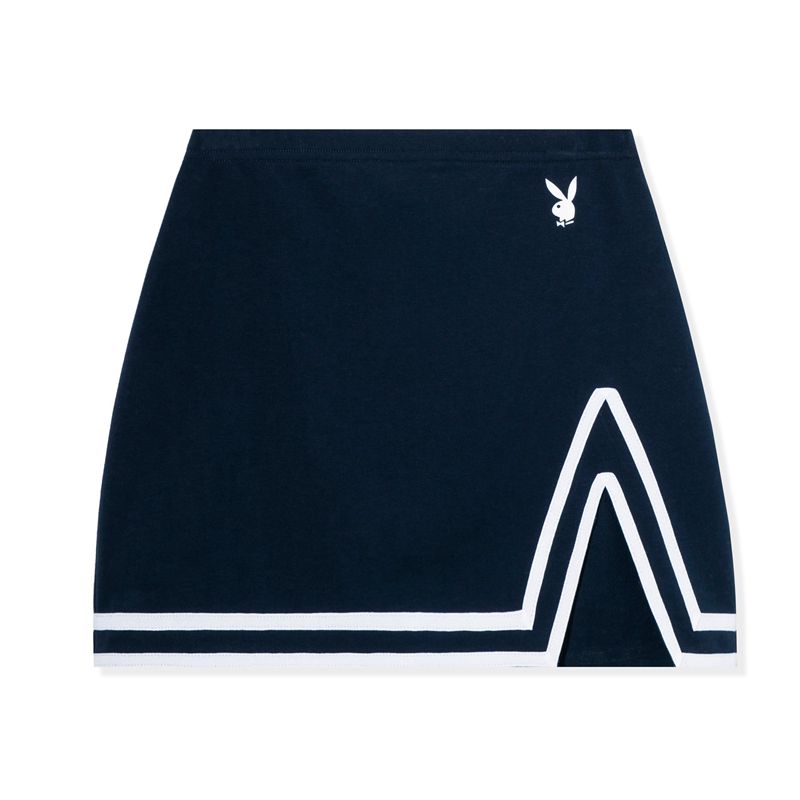 Gonne Playboy Varsity Mini Donna Blu | 25013TMJV