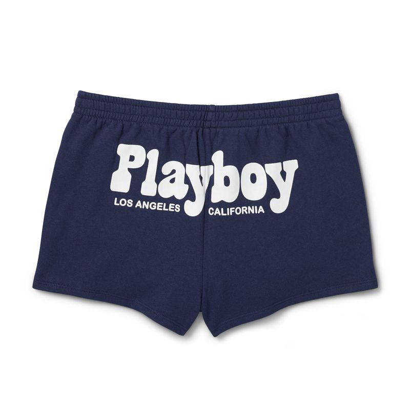 Pantaloncini Playboy Blue Crush Bikes Donna Nere Bianche | 46203HDIW