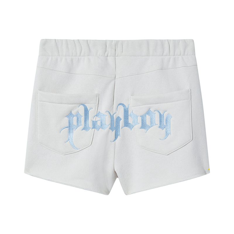 Pantaloncini Playboy Club Sweat Donna Bianche | 86127WOJQ