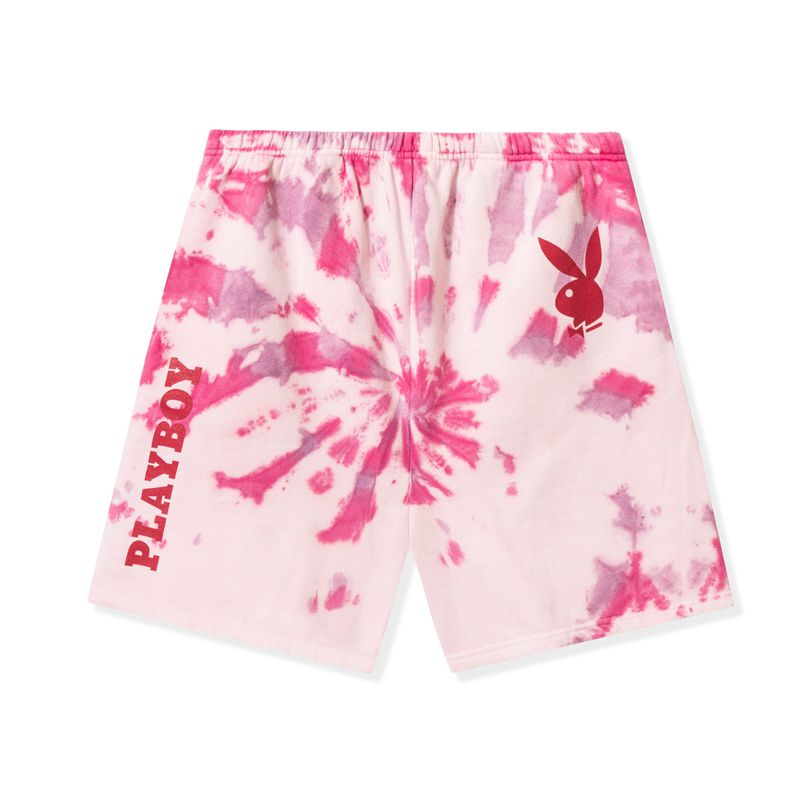 Pantaloncini Playboy Playmate Pink Tie Dye Donna Viola Bianche | 84521VDPK