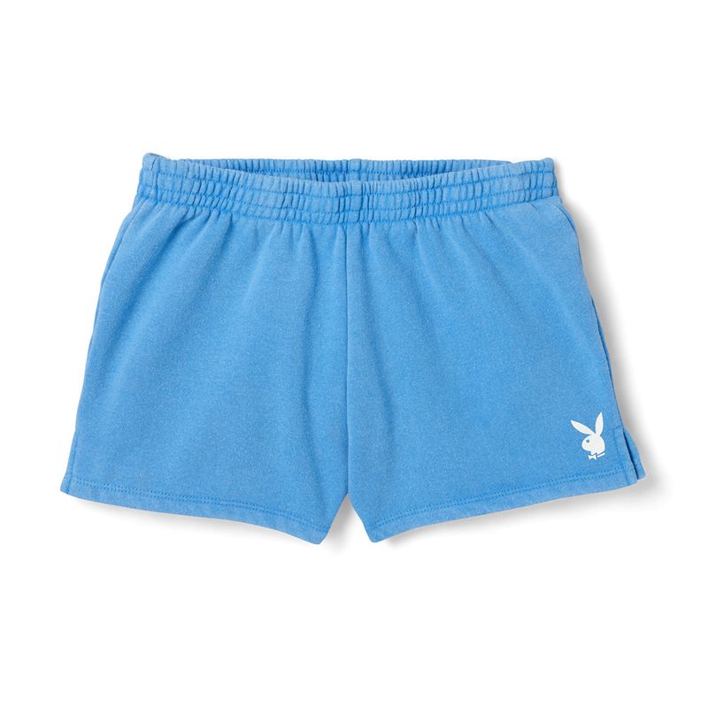 Pantaloncini Playboy Vintage Bunny Donna Blu | 46382MCJQ