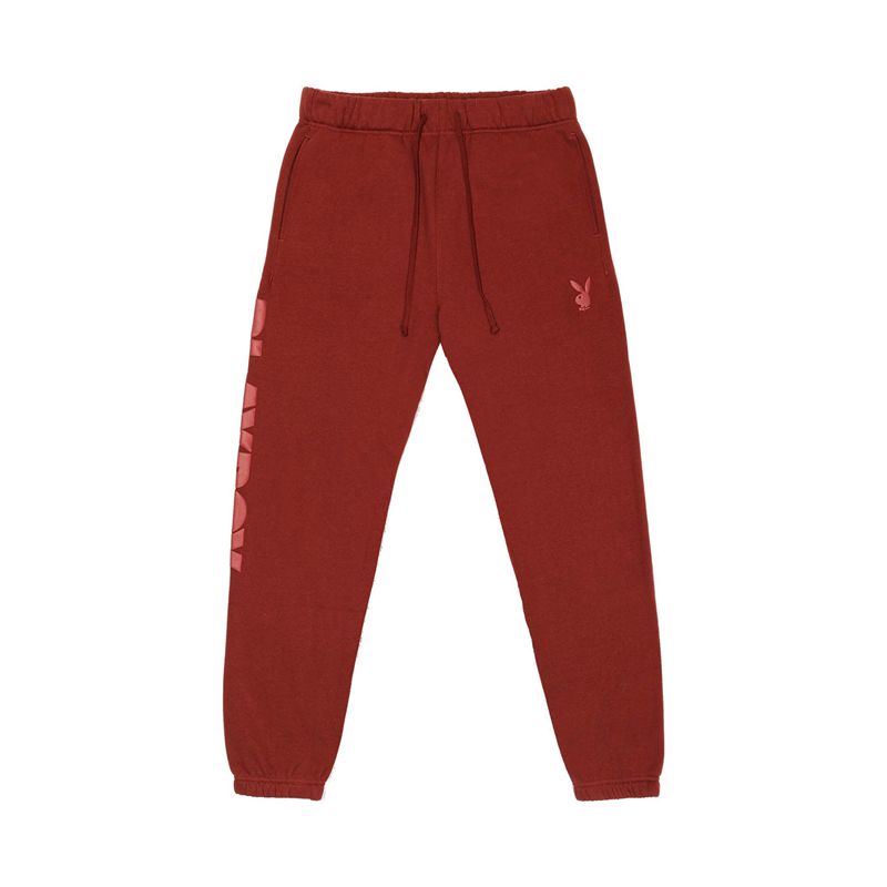 Pantaloni Della Tuta Playboy Pacsun Haus Uomo Bordeaux | 40978LFDU