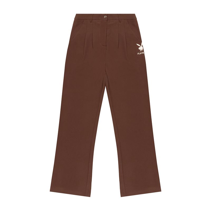 Pantaloni Playboy Boyfriend Trouser Donna Beige | 97835LFPC