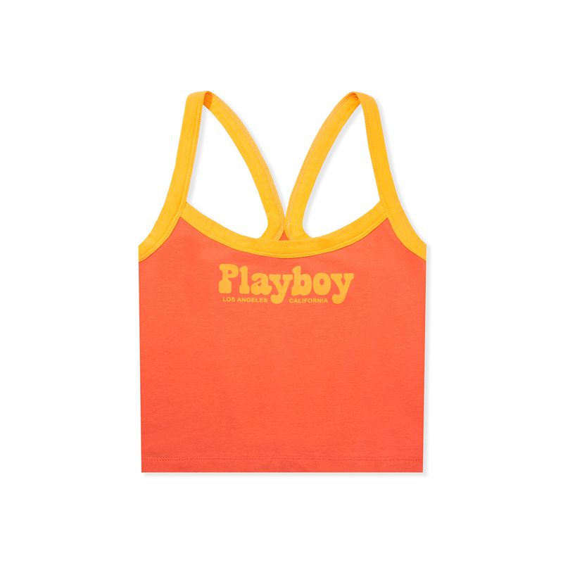 Tank Playboy Racerback Donna Arancioni | 60189GMRX