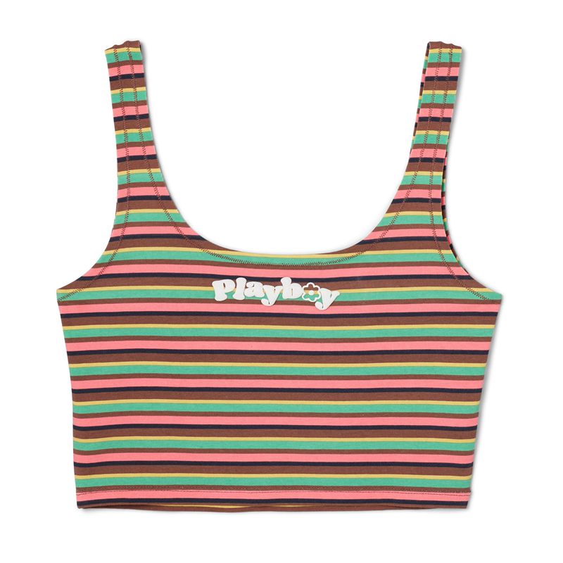 Tank Playboy Scoop Donna Colorate | 95136FDZL